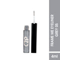 Frame Me Waterproof Liquid Eyeliner Smudge Proof Long Lasting Upto 24Hrs - Grey 05