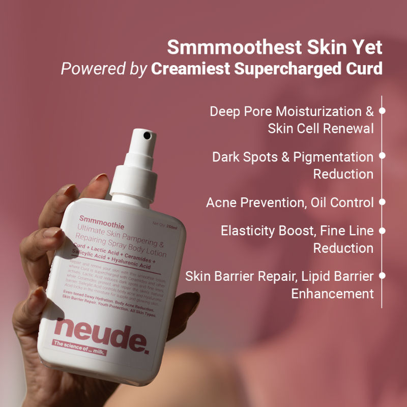 Smmmoothie Ultimate Skin Pampering & Repairing Spray Body Lotion