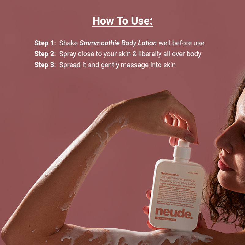 Smmmoothie Ultimate Skin Pampering & Repairing Spray Body Lotion
