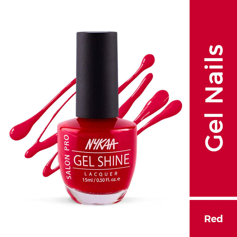 Nykaa Salon Pro Shine Gel Nail Polish - Florence Spritz 51 - Sangria In Spain 203