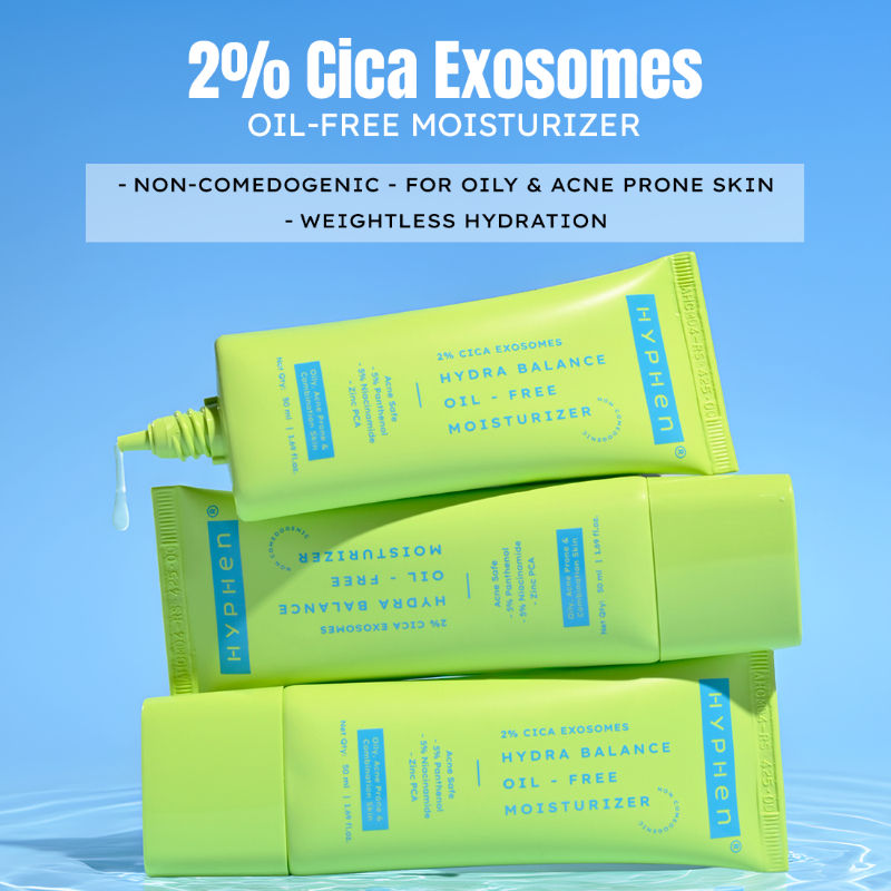 2% Cica Exosome Oil-Free Moisturizer 5% Niacinamide Controls Oil Non-sticky, Light Gel