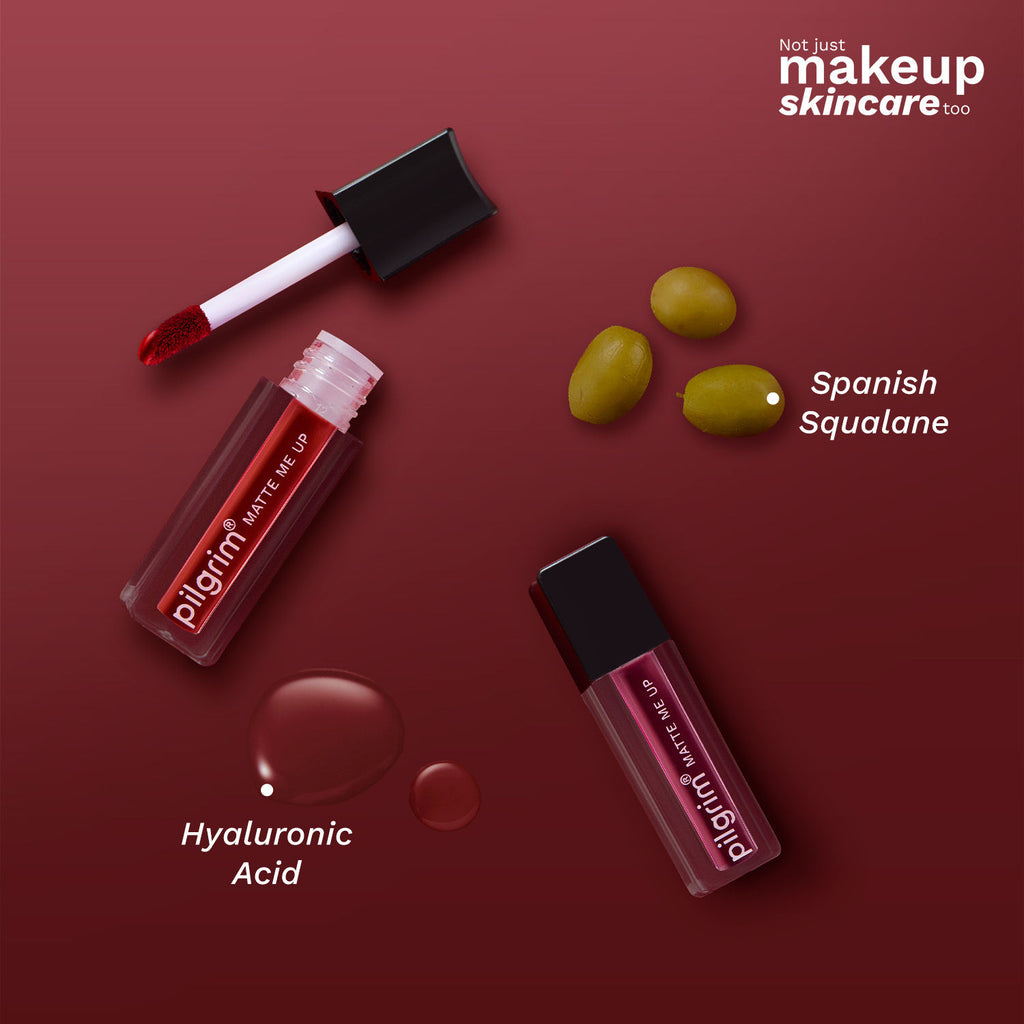 Matte Mini Liquid Lipstick 4 In 1 Pack Smudgeproof, Hydrating & Lightweight