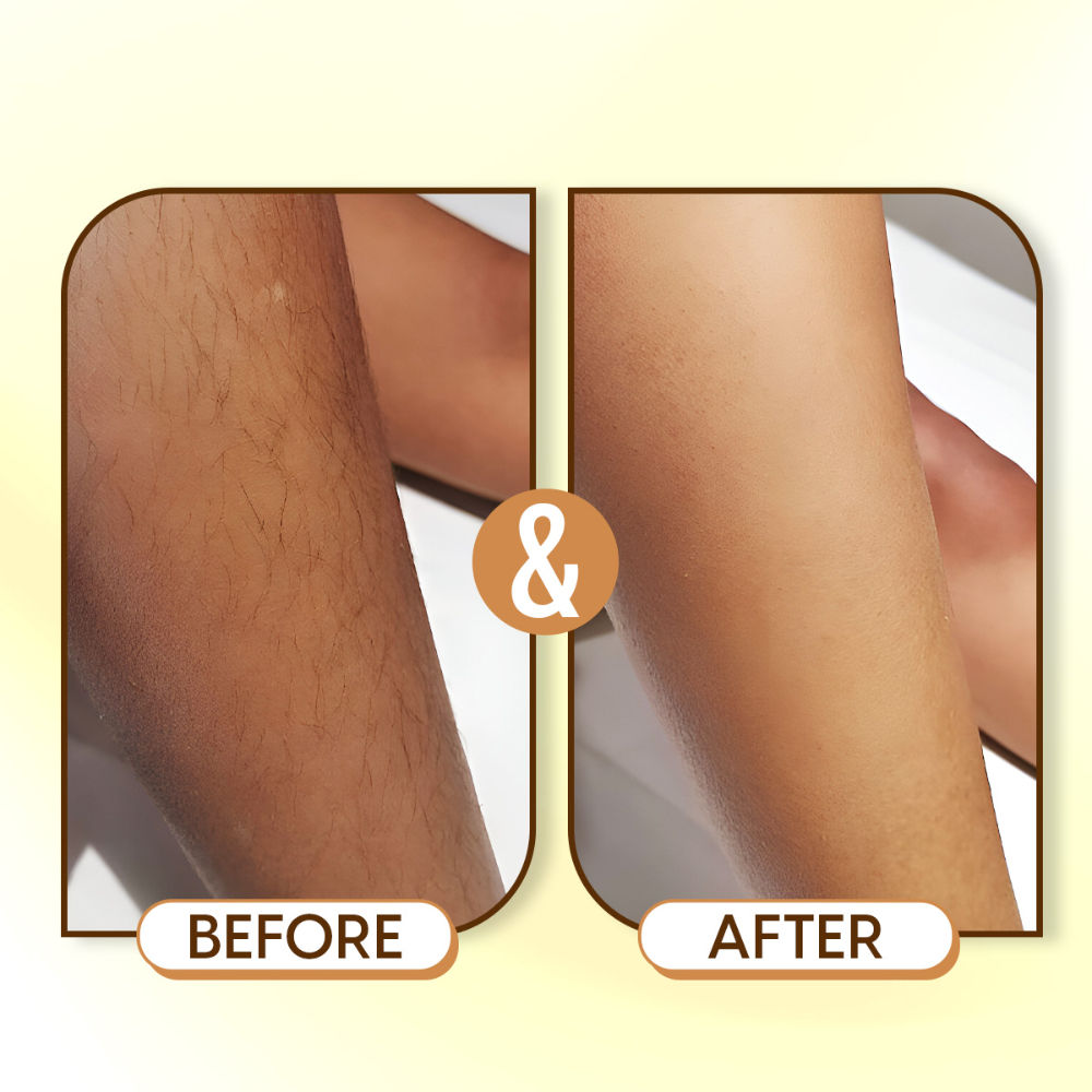 Wax Strips Hair Waxing for Full Body Facial Hair Removal - Free Wooden Stick Knife Applicators