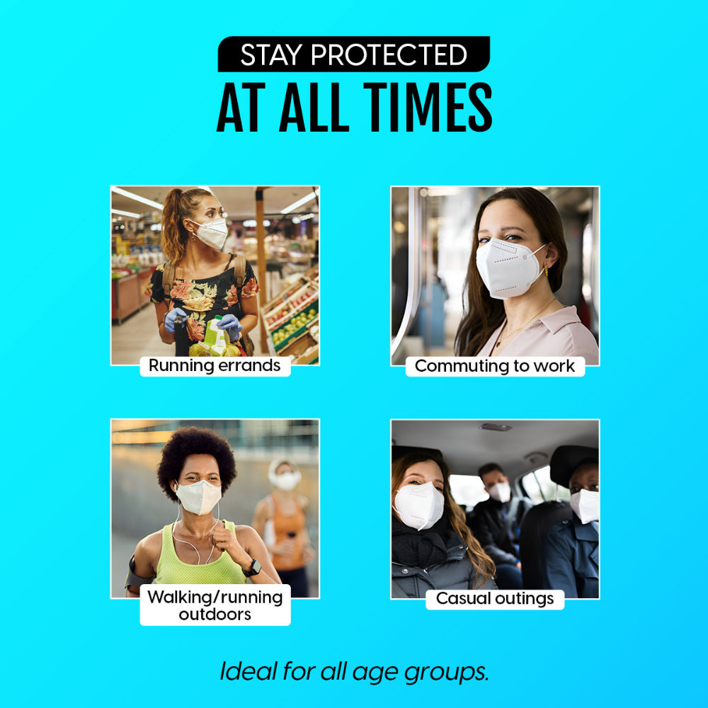 N95 Face Masks Reusable 6-Layer Anti Pollution Dust Smog Protection Hair Nail Salon Use