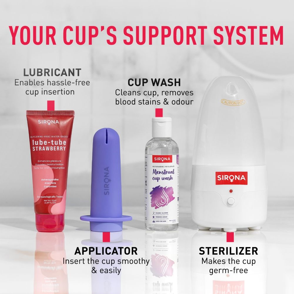 Pad Approved Reusable Menstrual Cup For Women (Small Size) Protection For Up To 8-10 Hours