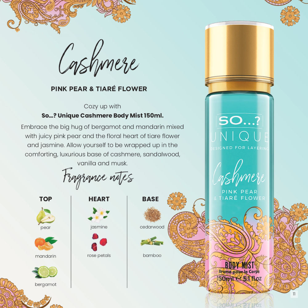Unique Cashmere Body Mist - for Women