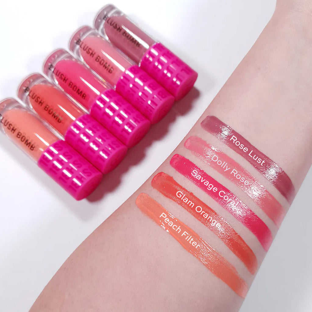 Bomb Cream Blusher-Lightweight Creamy Formula-Enriched With Vitamin E