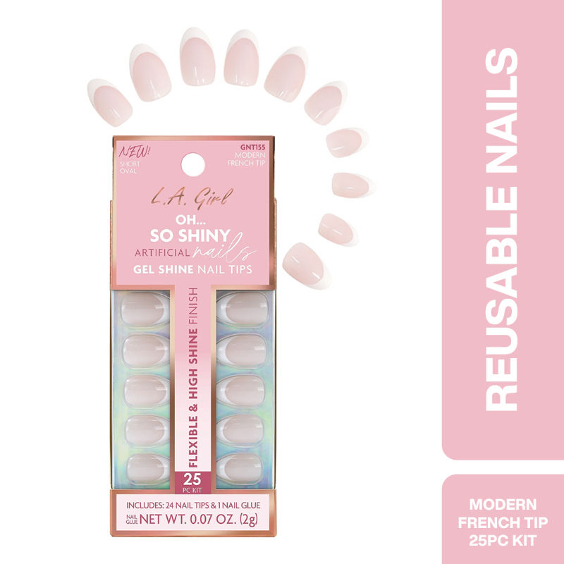 Oh So Shiny Artificial Nail Tips - 2g