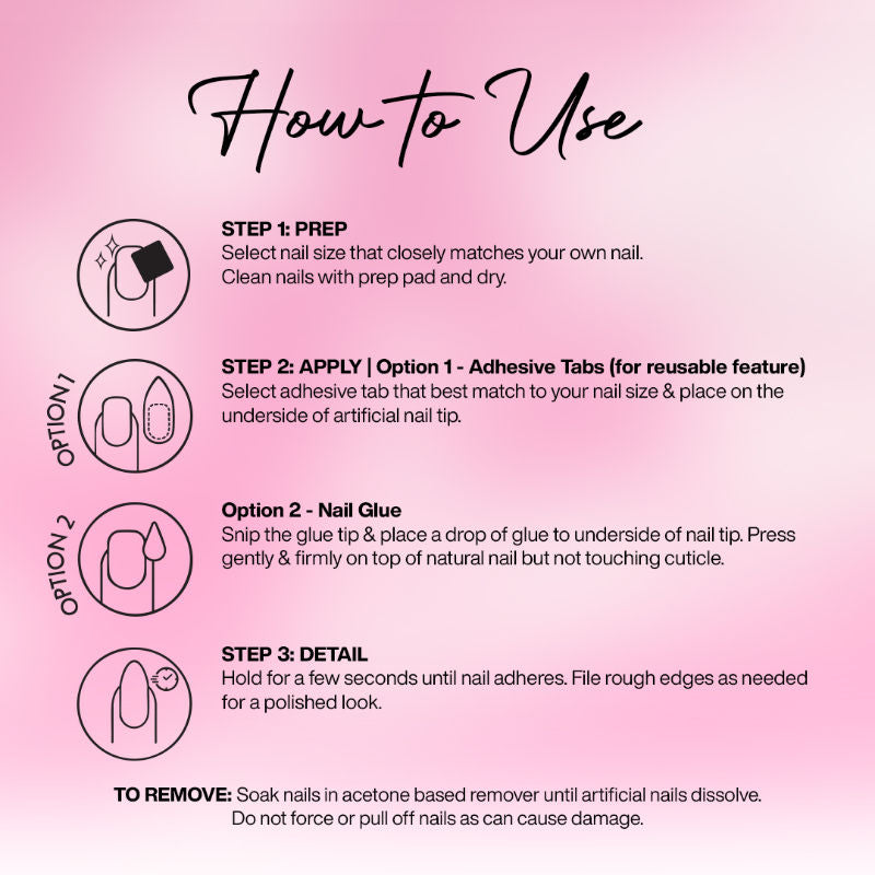 Luxe Shine Nail Fave Artificial Nail Tips
