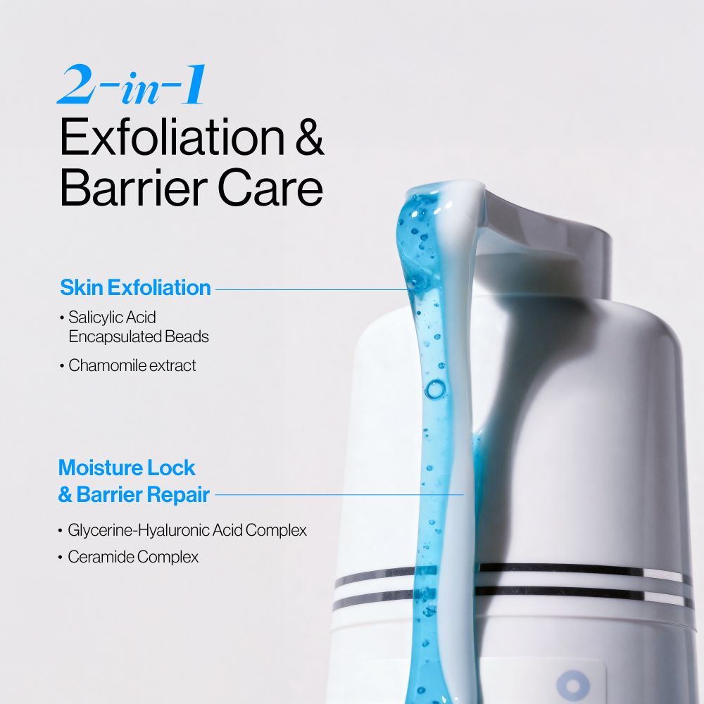 1% Salicylic Ceramide Body Wash - Dual Pump 2in1 Body Wash - For Body Acne and Dry Skin