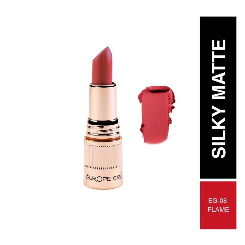 Silky Matte Lipstick - EG-08 Flame