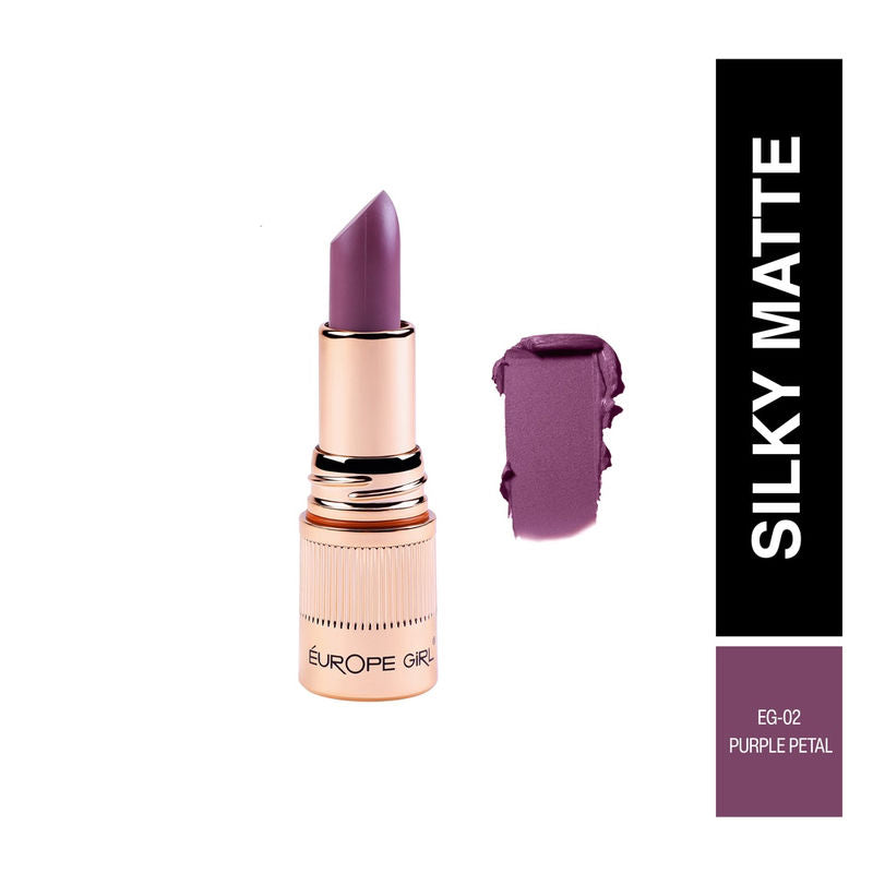 Silky Matte Lipstick - EG-02 Purple Petal