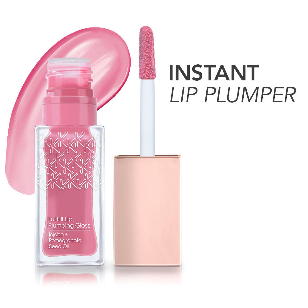 FullFill Tinted Lip Plumping Gloss - Gimme Roses