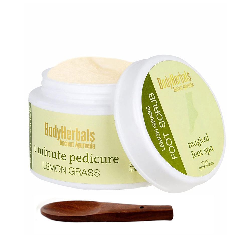 1 Minute Pedicure, Lemongrass Foot Scrub
