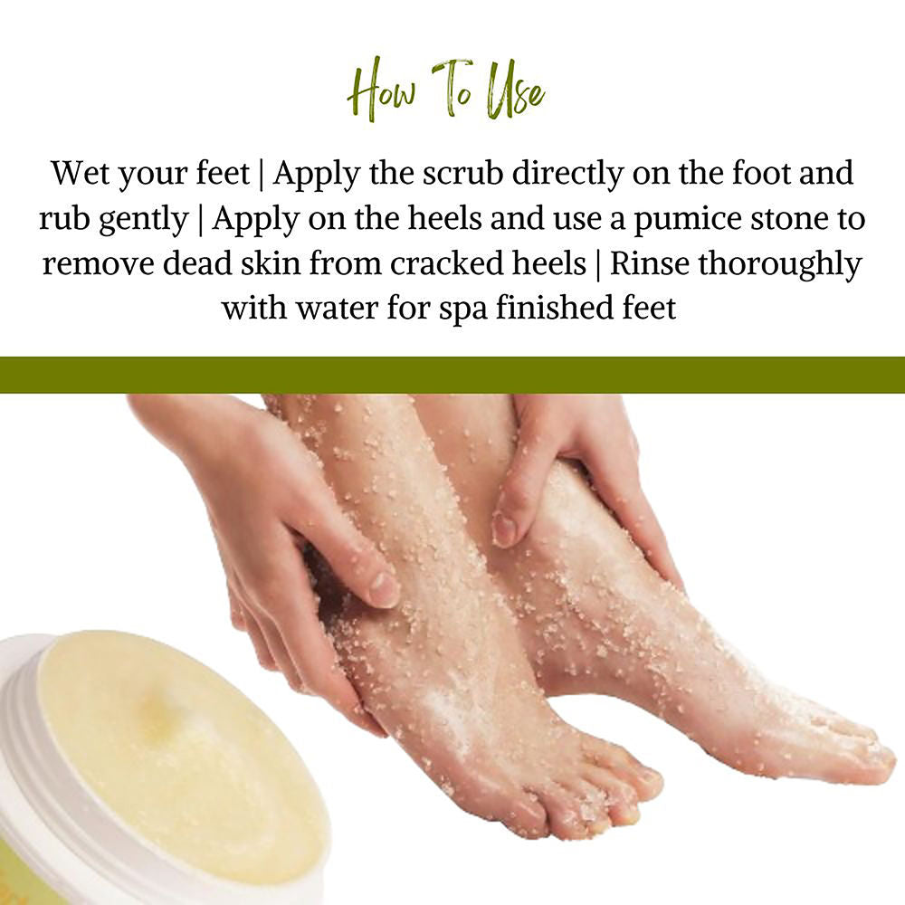 1 Minute Pedicure, Lemongrass Foot Scrub