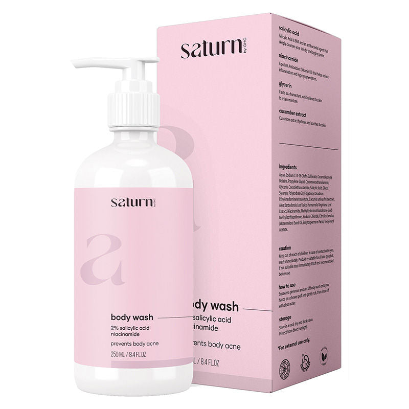 Body Wash With 2% Salicylic Acid, Niacinamide, Glycerin & Cucumber Extract