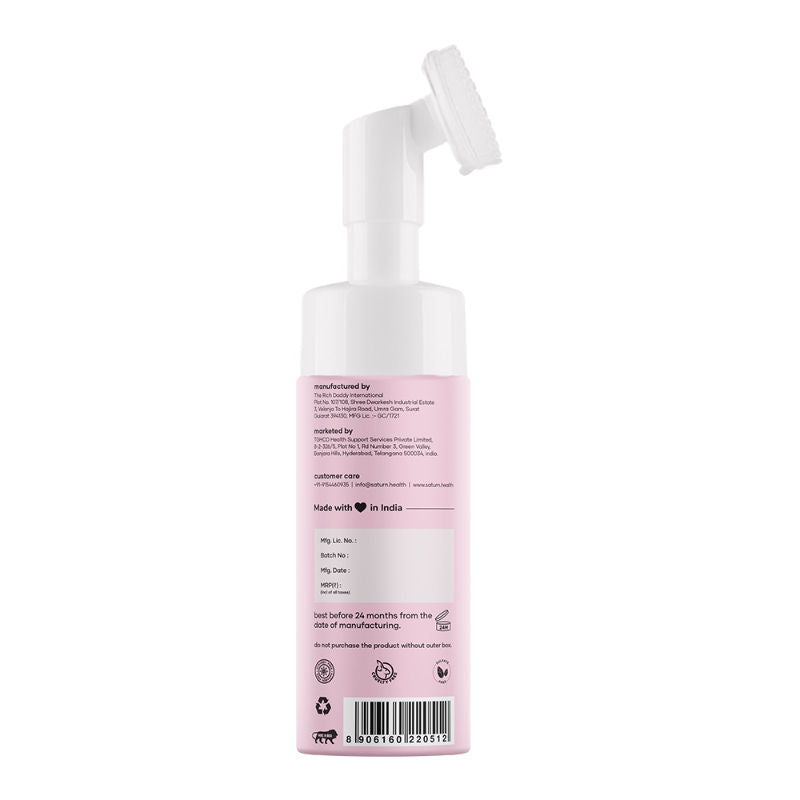 Foaming Face Wash With Deep Cleansing Brush for Acne & Oil Control