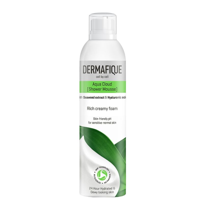 Aqua Cloud Shower Mousse, Hyaluronic Acid & NMF, Rich & Indulgent