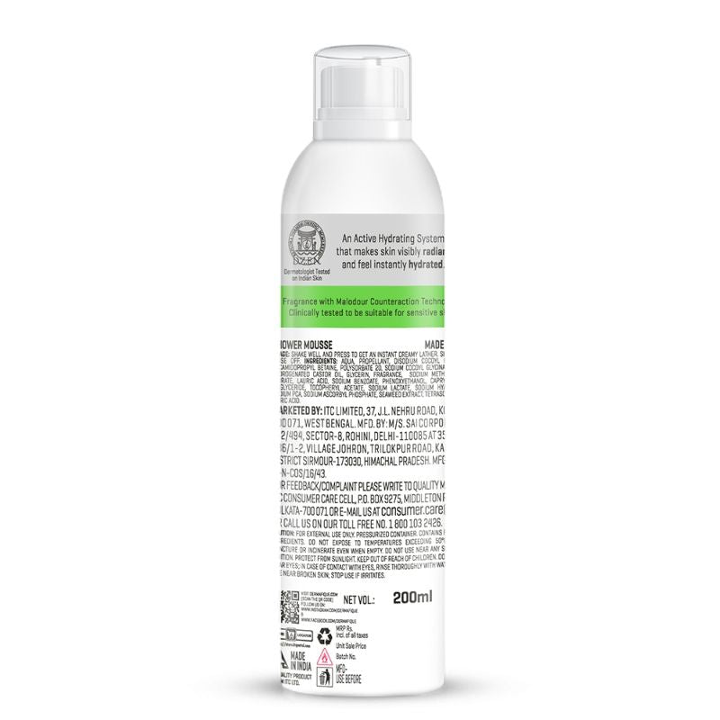 Aqua Cloud Shower Mousse, Hyaluronic Acid & NMF, Rich & Indulgent