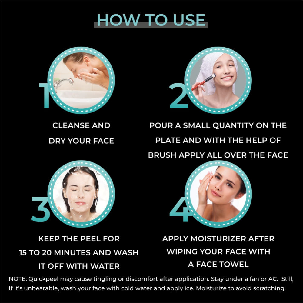AHA 30% + BHA 2% Peeling Solution Home-Based Quick Peel for Hydrating & Glowing Skin