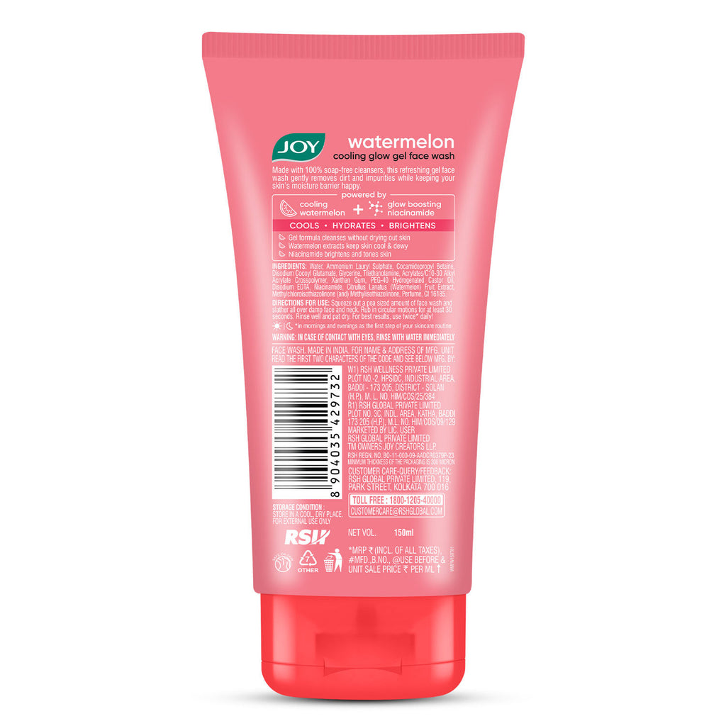 Watermelon Cooling Glow Gel Face Wash