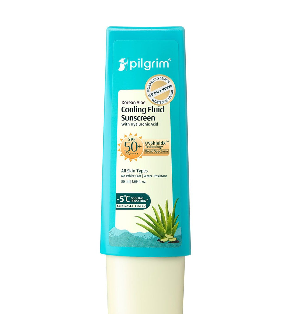 Korean Aloe Cooling Fluid Sunscreen SPF 50+ PA++++ With Hyaluronic Acid