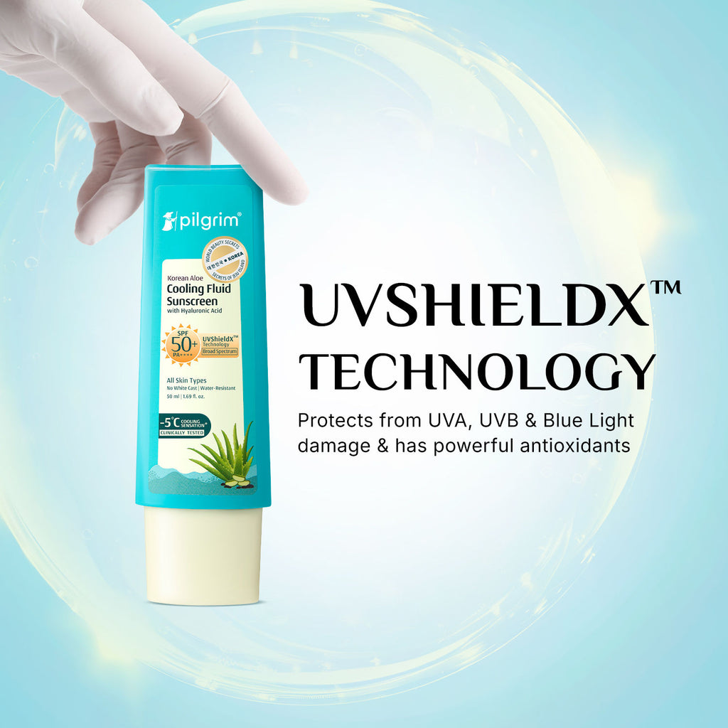 Korean Aloe Cooling Fluid Sunscreen SPF 50+ PA++++ With Hyaluronic Acid