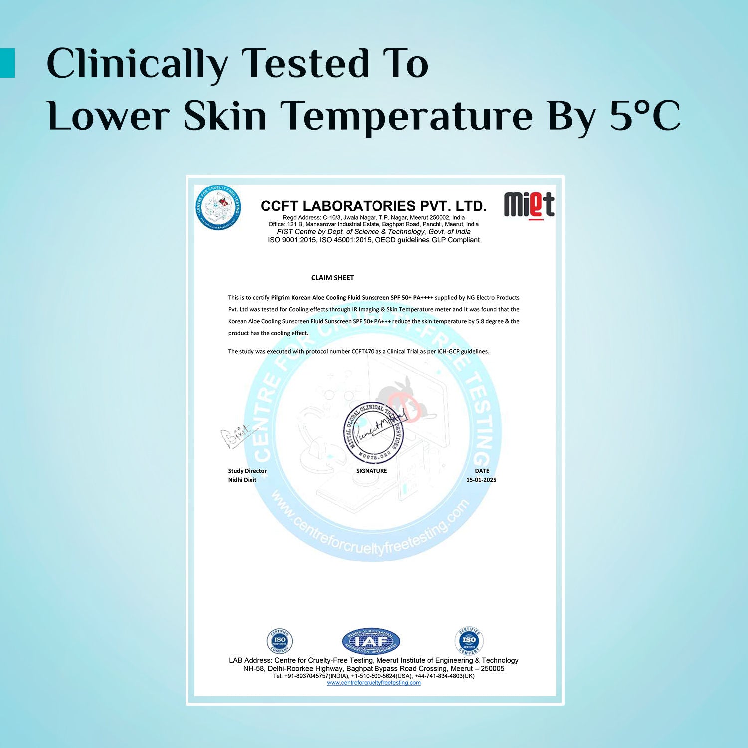 Korean Aloe Cooling Fluid Sunscreen SPF 50+ PA++++ With Hyaluronic Acid