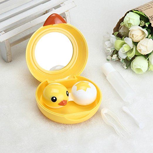 Cute Duck Popular Mini Contact Lens Case Box