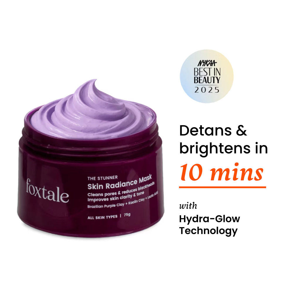 De-Tan Face Mask For Tan Removal, Instant Brightening & Glowing Skin, Hydrates For 8+ Hours