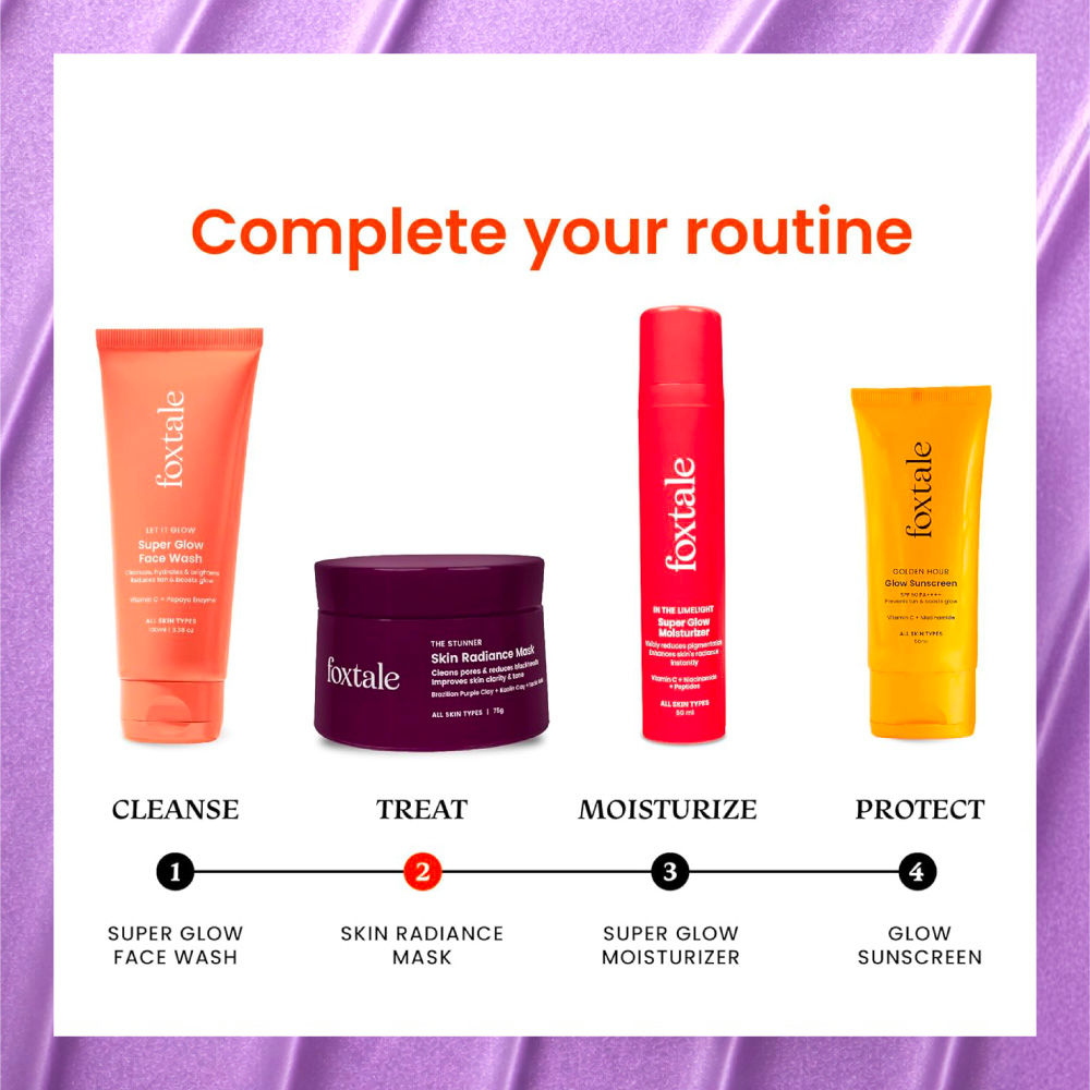 De-Tan Face Mask For Tan Removal, Instant Brightening & Glowing Skin, Hydrates For 8+ Hours