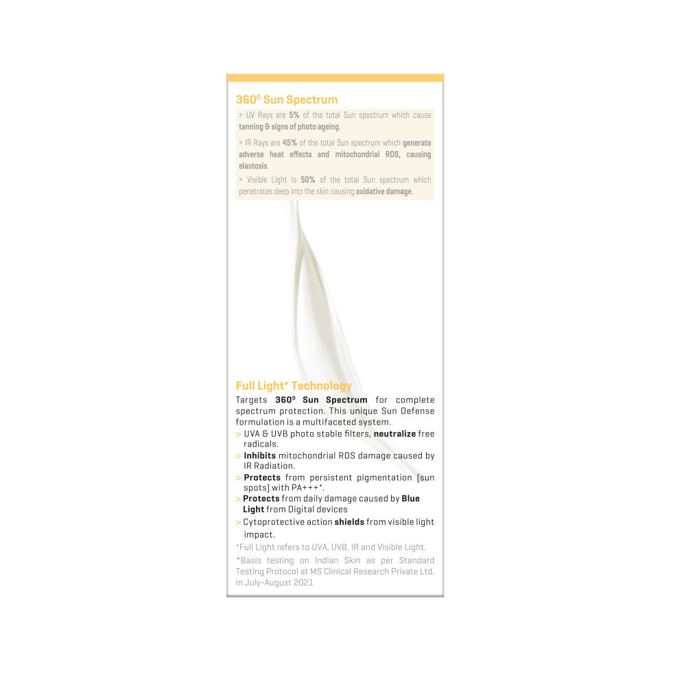 Sun Defense Gel Crème, SPF 30, PA +++ Sunscreen 50g, Prevents Tanning & Pigmentation