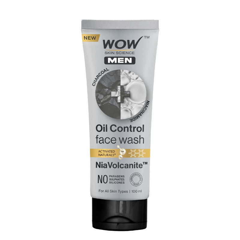 Skin Science Men Charcoal + Niacinamide Oil Control Face Wash