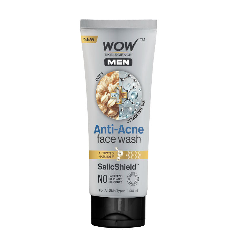 Skin Science Men Oats + 2% Salicylic Anti-Acne Face Wash