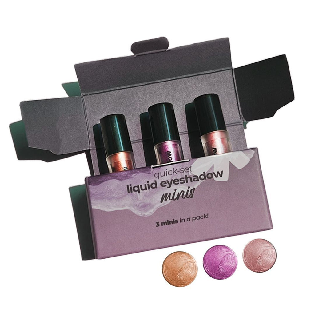 Quick Set Liquid Eyeshadow Earth Metal Minis Set