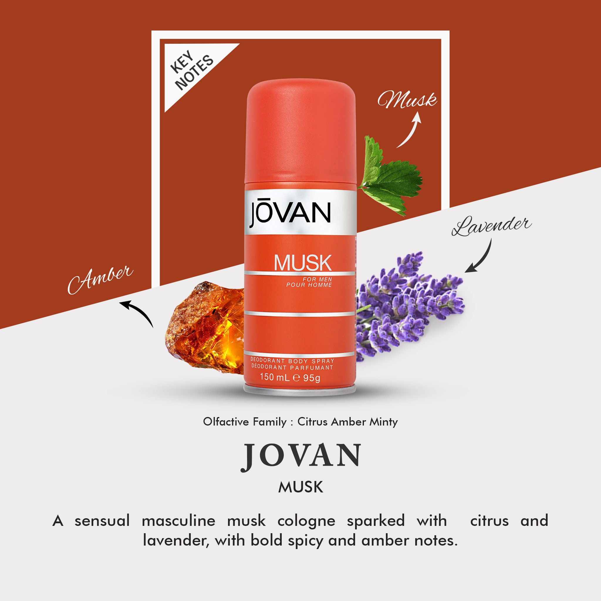Musk Deodorant Body Spray
