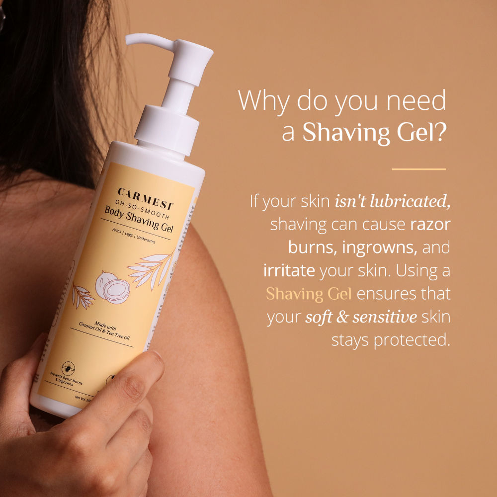 Oh-So-Smooth Body Shaving Gel - Prevents Cuts - No Paraben or Alcohol - 200 ml