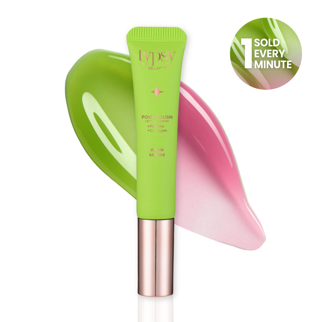 Glaze Pout Polish Peptide Lip Treatment Balm - Apple Martini