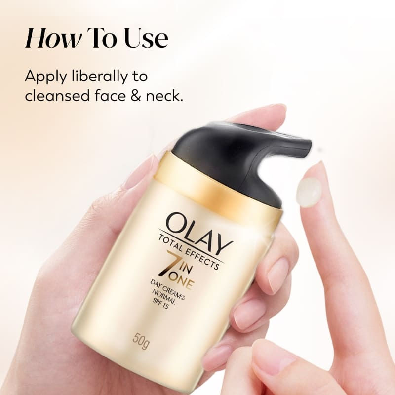 Total Effects Day Cream With Spf 15, Fights 7 Signs Of Ageing With Niacinamide