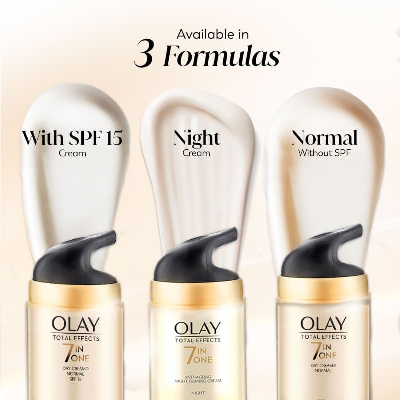 Total Effects Day Cream With Spf 15, Fights 7 Signs Of Ageing With Niacinamide