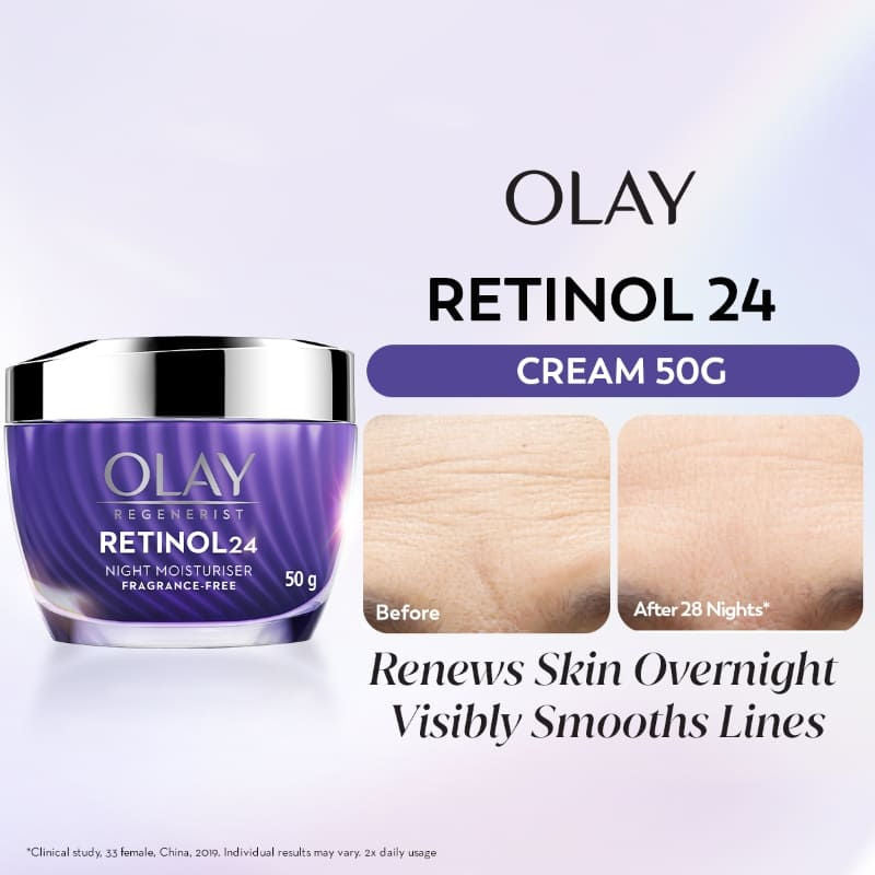 Retinol Anti Ageing Night Cream For Youthful Looking Skin, No Irritation, Fragrance Free