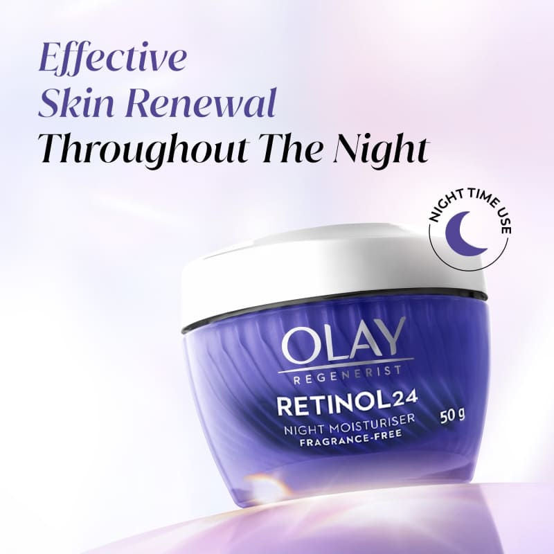 Retinol Anti Ageing Night Cream For Youthful Looking Skin, No Irritation, Fragrance Free