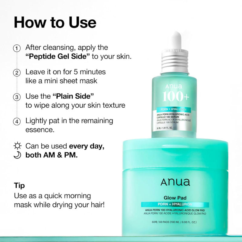 Pdrn 100 Hyaluronic Acid Glow Pad