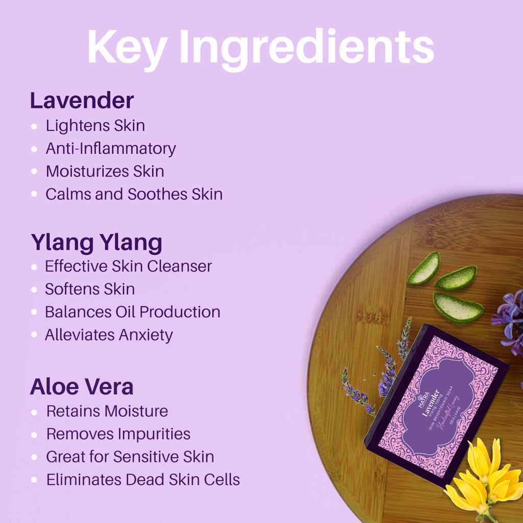 Lavender Ylang Ylang Handmade Soap Natural Bathing Bar With Aloe Vera