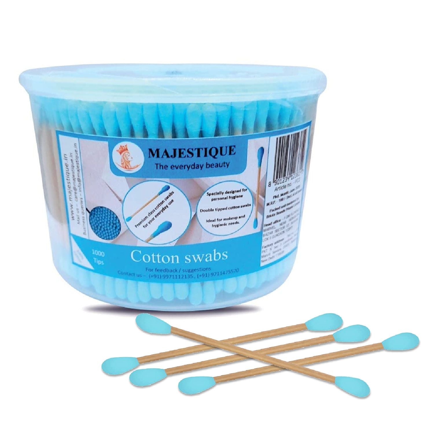 500-Swab Ear Cleaner Buds, Eco-Friendly And Multi-Functional Cotton Swab Stick