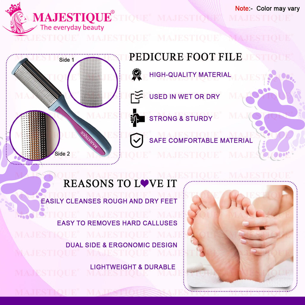 Double-Sided Foot File - Effective & Multidirectional - Color May Vary