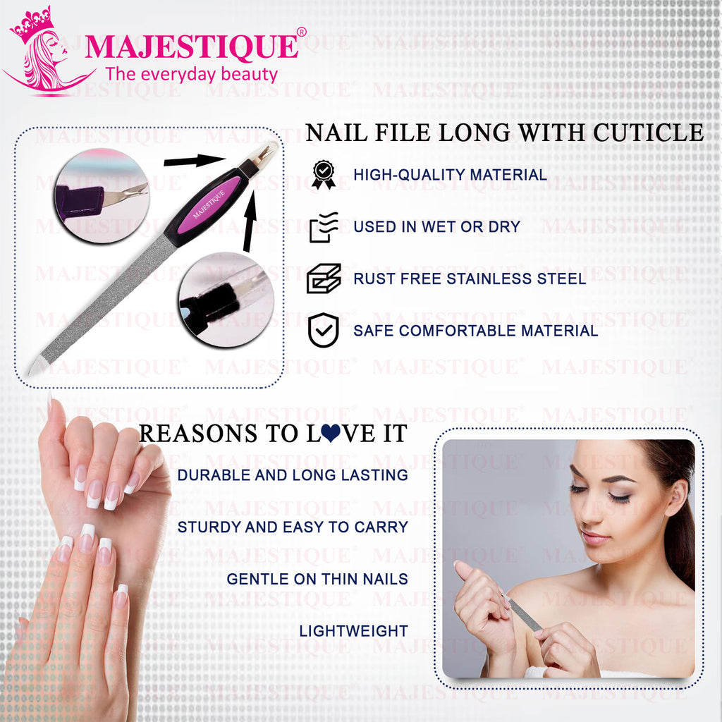 Nail File - Perfect for Filing, Shaping and Polishing - Color May Vary
