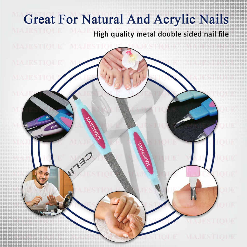 Nail File - Perfect for Filing, Shaping and Polishing - Color May Vary