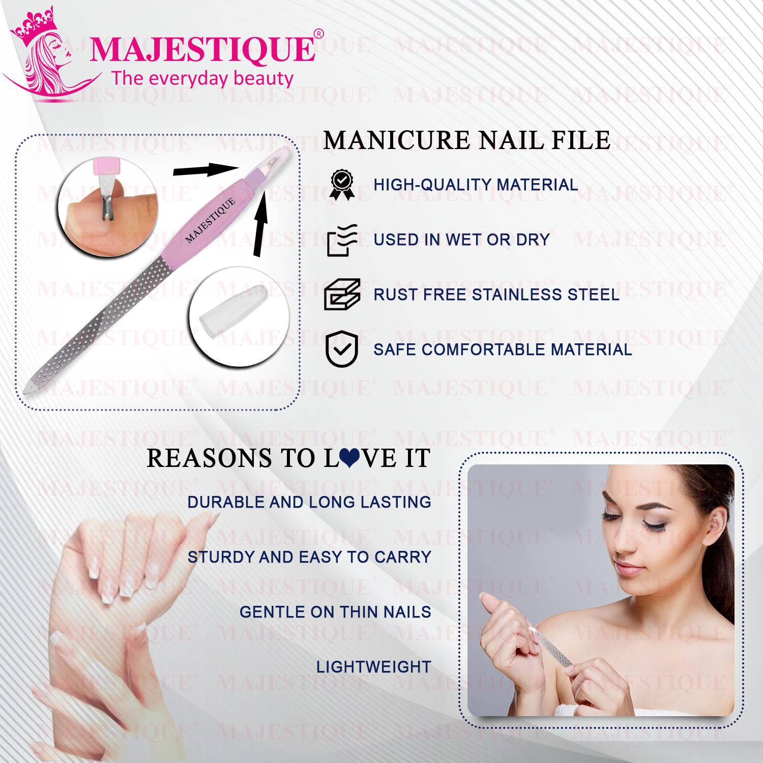 Professional Stainless Steel Nail File With Practical Sharp Cuticle Dead Skin Trimmer