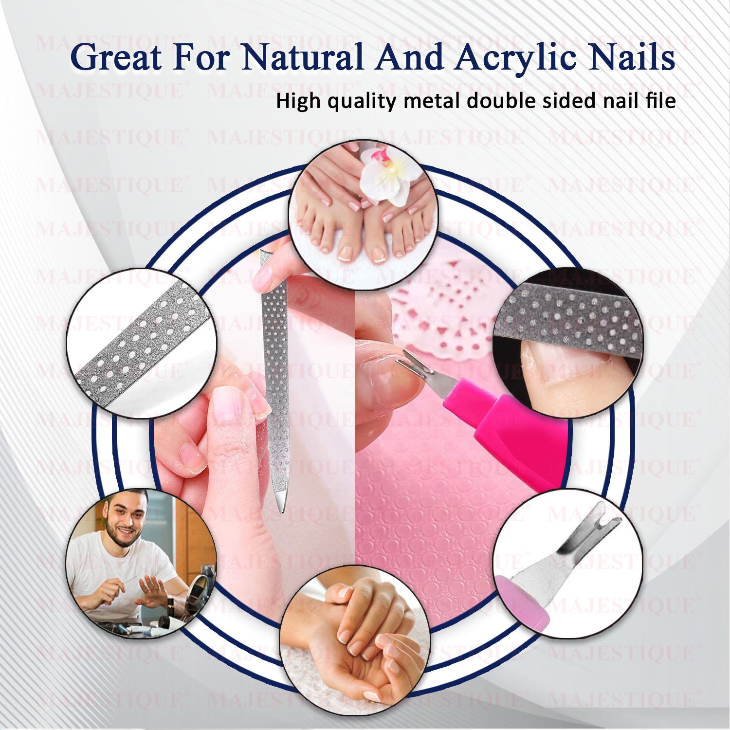 Professional Stainless Steel Nail File With Practical Sharp Cuticle Dead Skin Trimmer